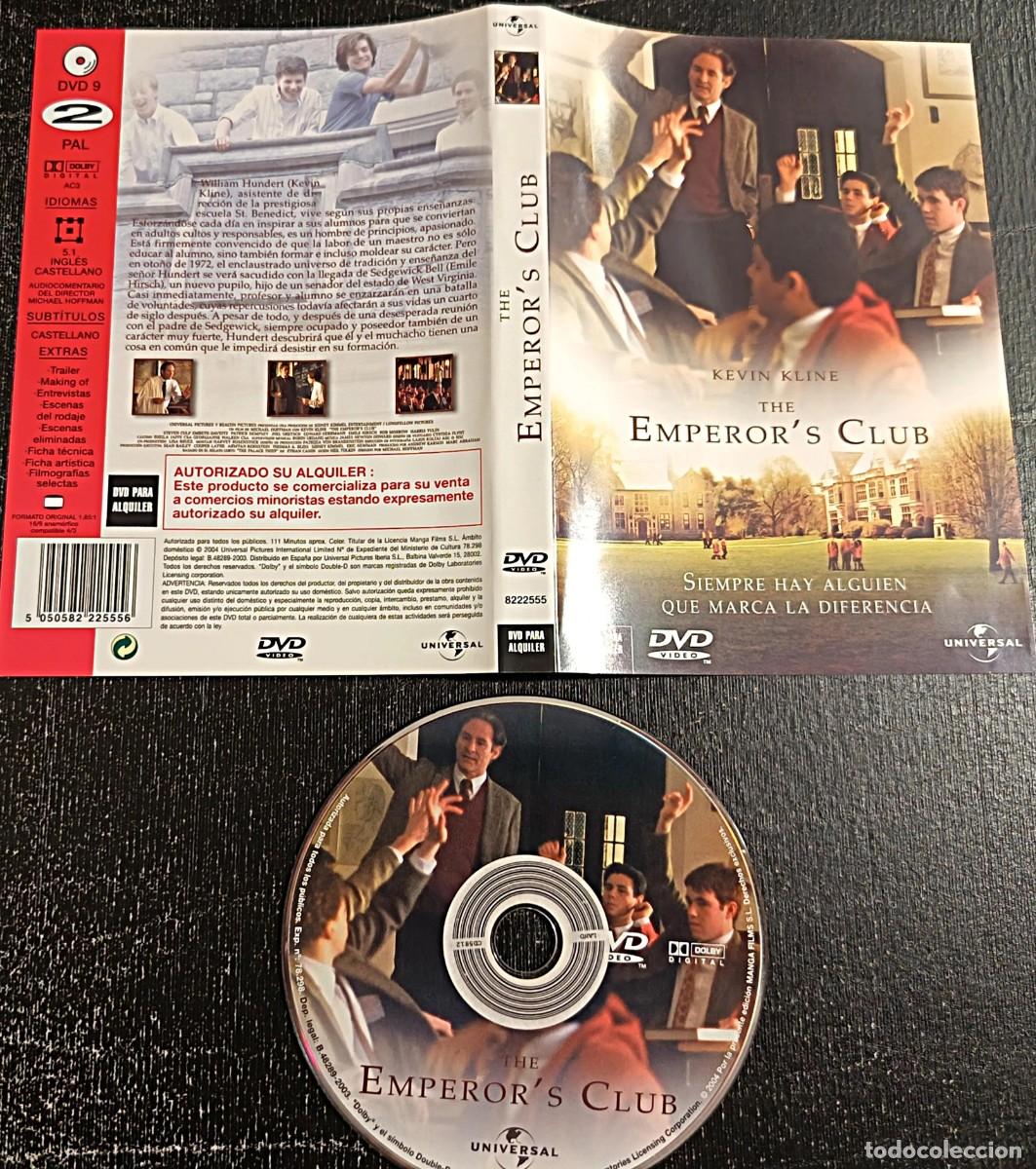 Cine: DVD The emperor's club (El club del emperador)(descataloga y pocos DVDs con Kevin Kline)