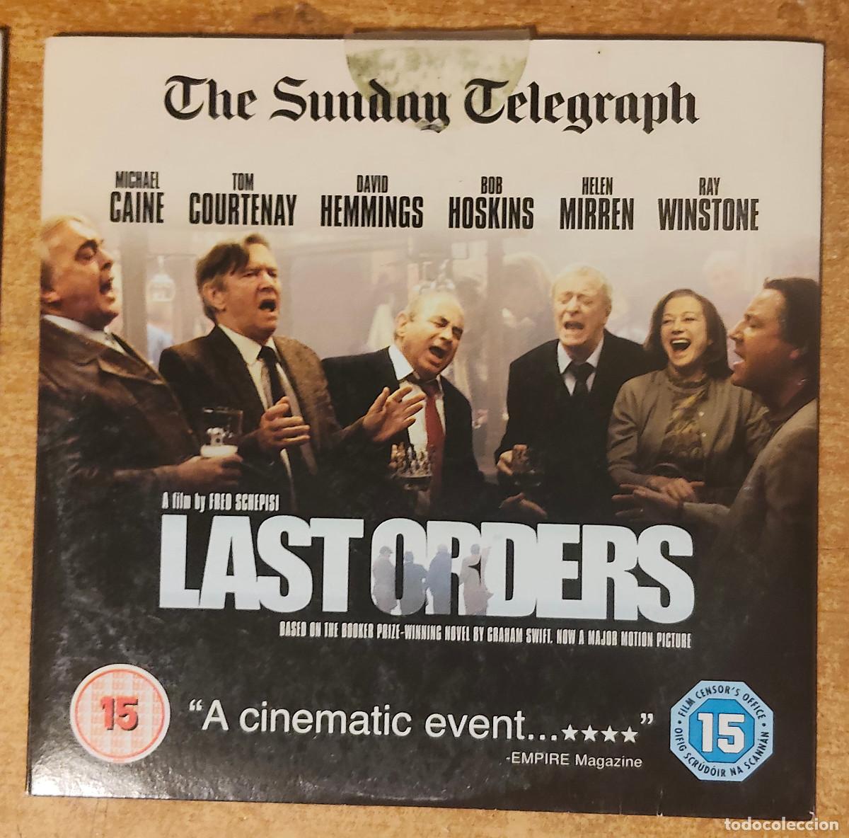 Cine: TELELEGRAPH PROMO DVD -LAST ORDERS- BRITISH COMEDY DRAMA- MICHAEL CAINE