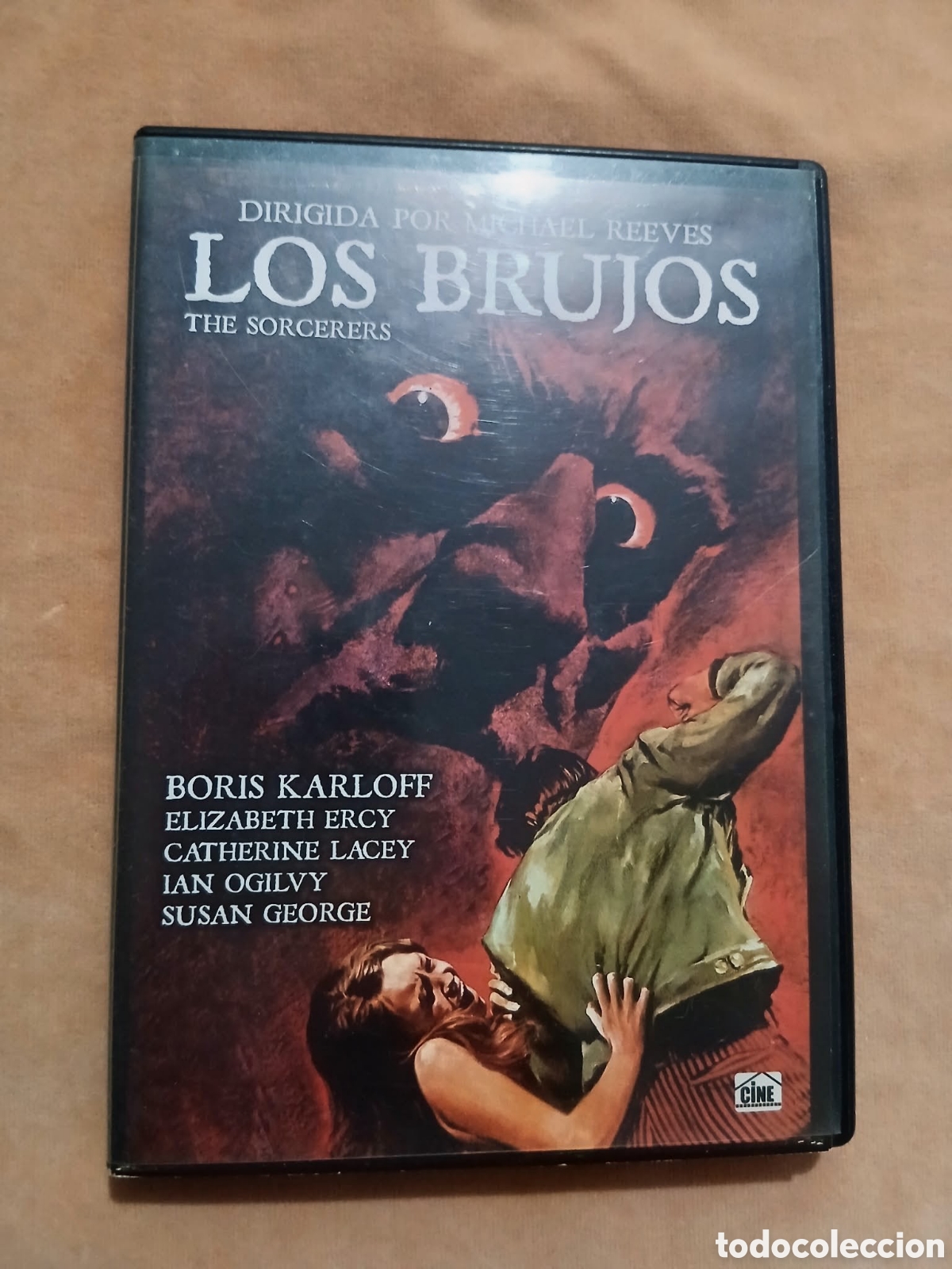 Cine: DVD &bull; LOS BRUJOS (The Sorcerers) &bull; Michael Reeves &bull; Boris Karloff, Elizabeth Ercy &bull; TERROR