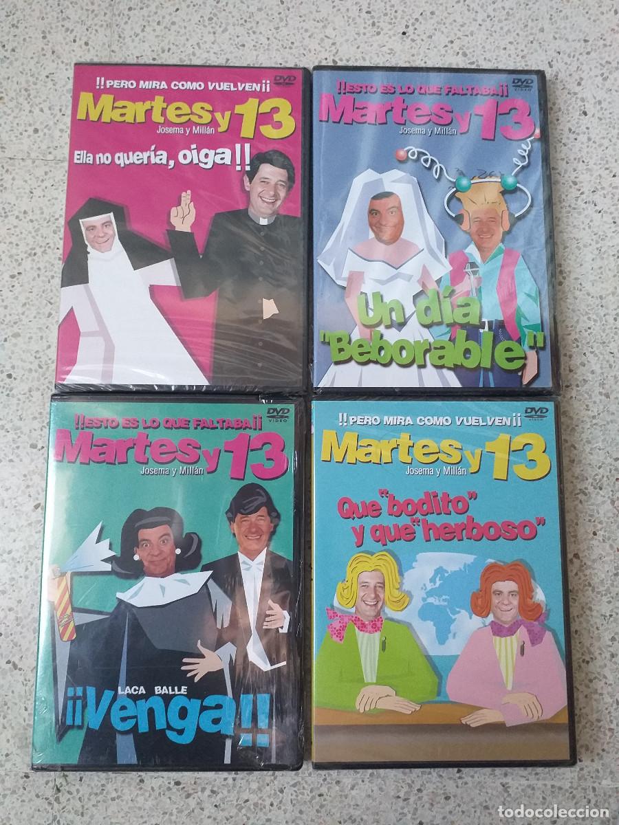 Cinema: Lote 4 DVDs Martes y Trece Nuevos y precintados