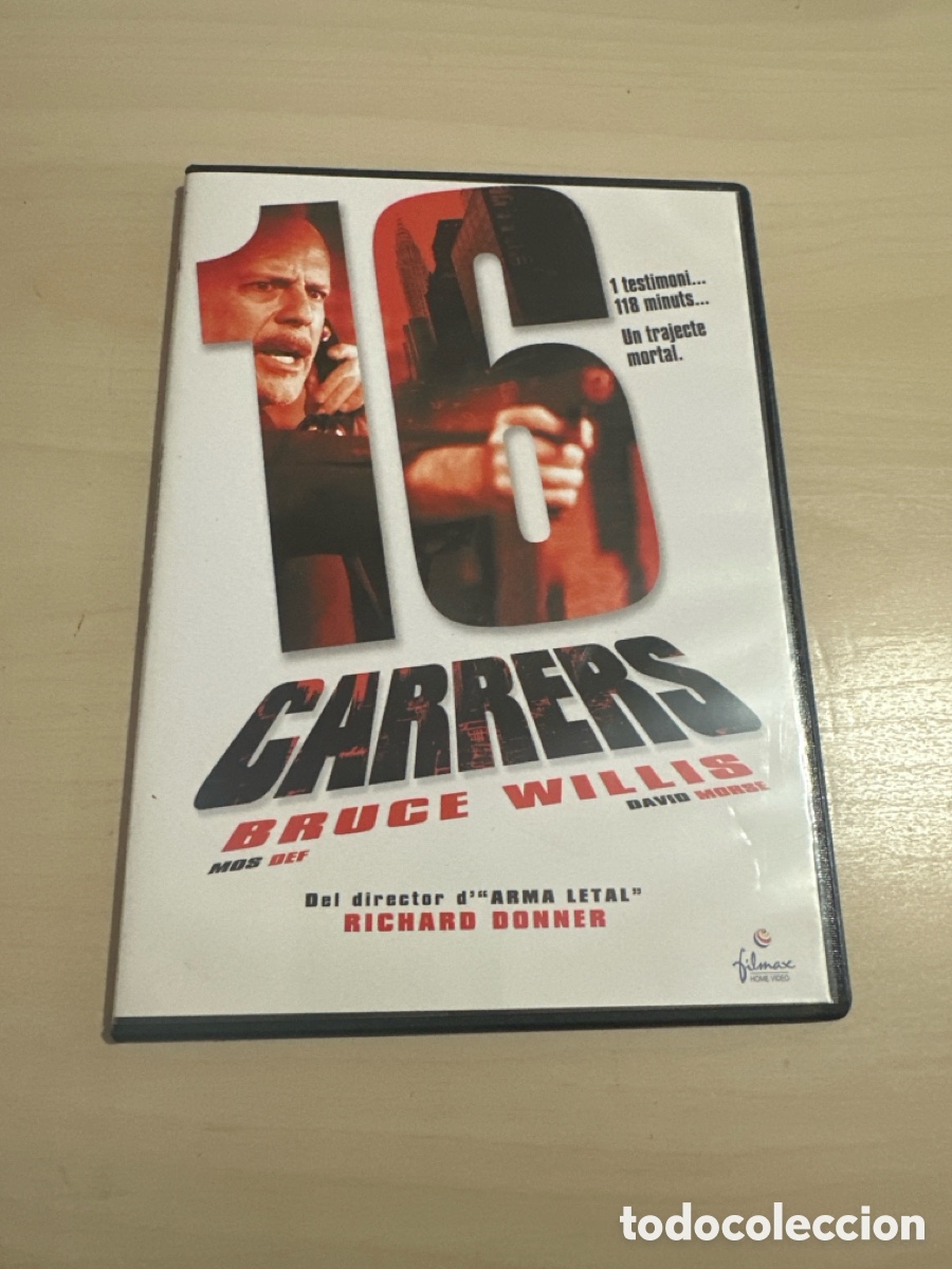 Cine: DVS39 16 carrers dvd segunda mano tapa fina