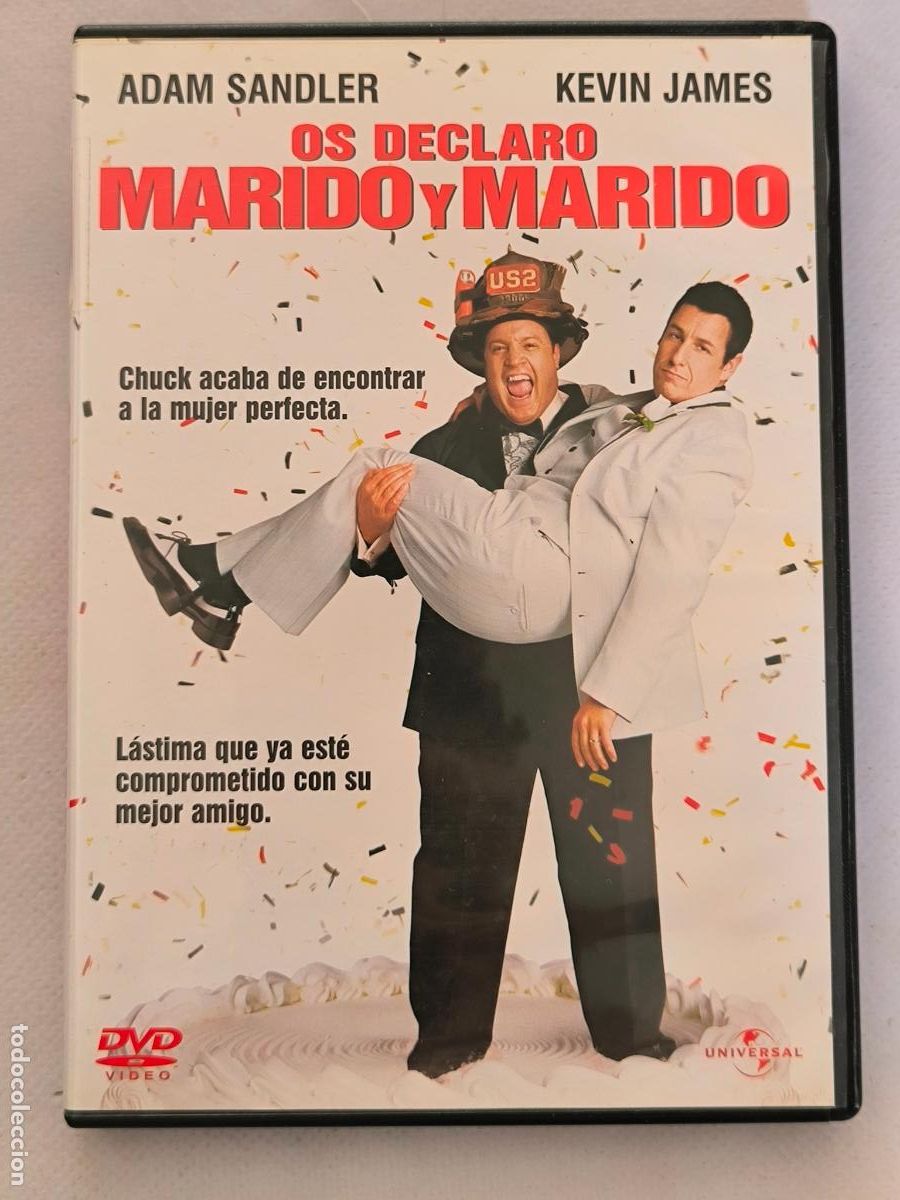 Cine: DVD OS DECLARO MARIDO Y MARIDO - ADAM SANDLER, KEVIN JAMES (319)