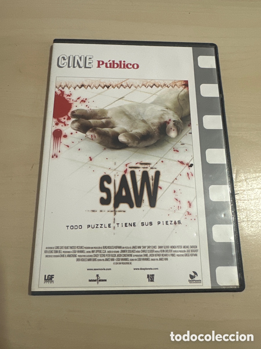 Cine: DVS39 Saw dvd segunda mano tapa fina
