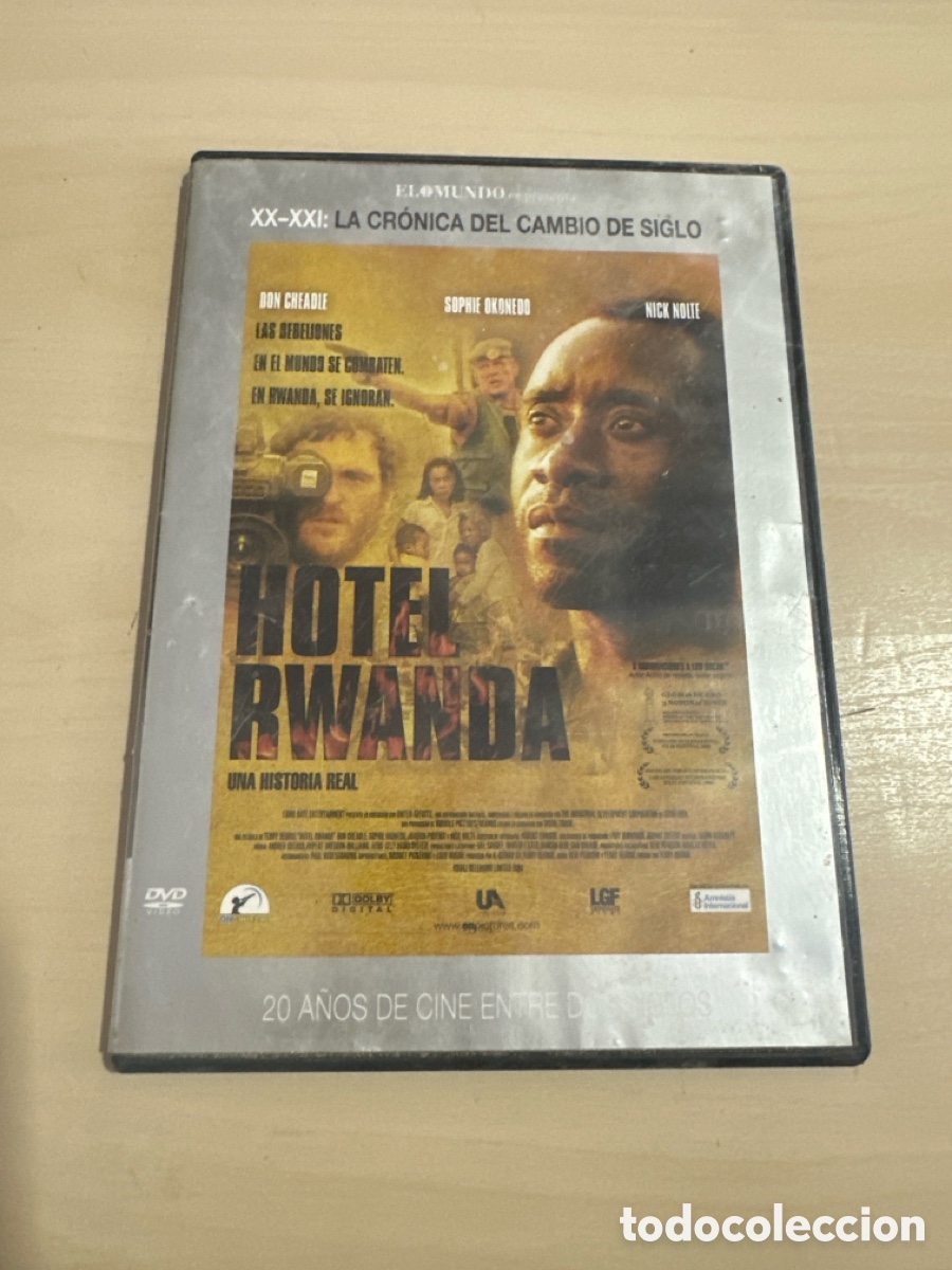 Cine: DVS39 hotel rwanda dvd segunda mano tapa fina