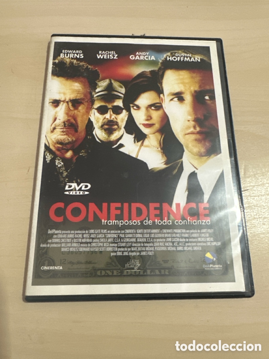 Cine: DVS39 confidence dvd segunda mano tapa fina