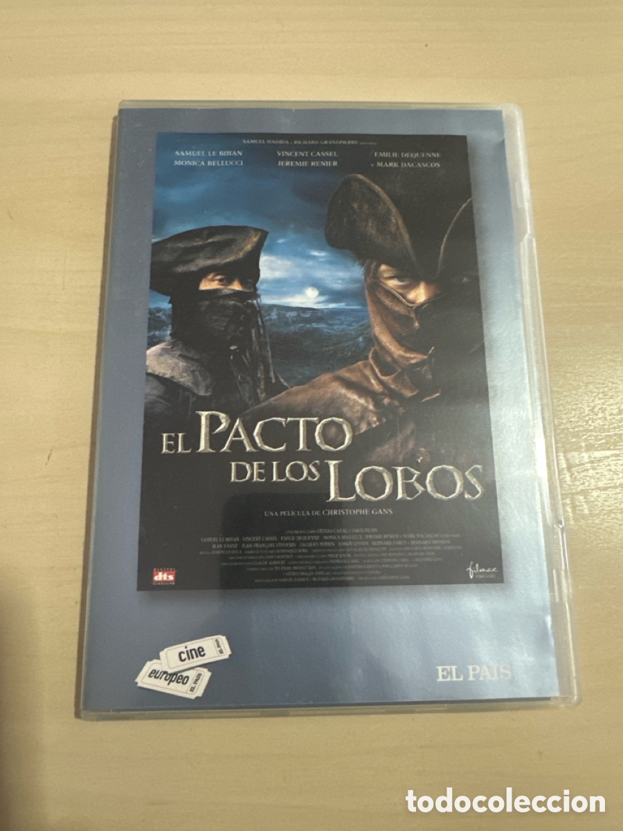 Cine: DVS39 el pacto de los lobos dvd segunda mano tapa fina