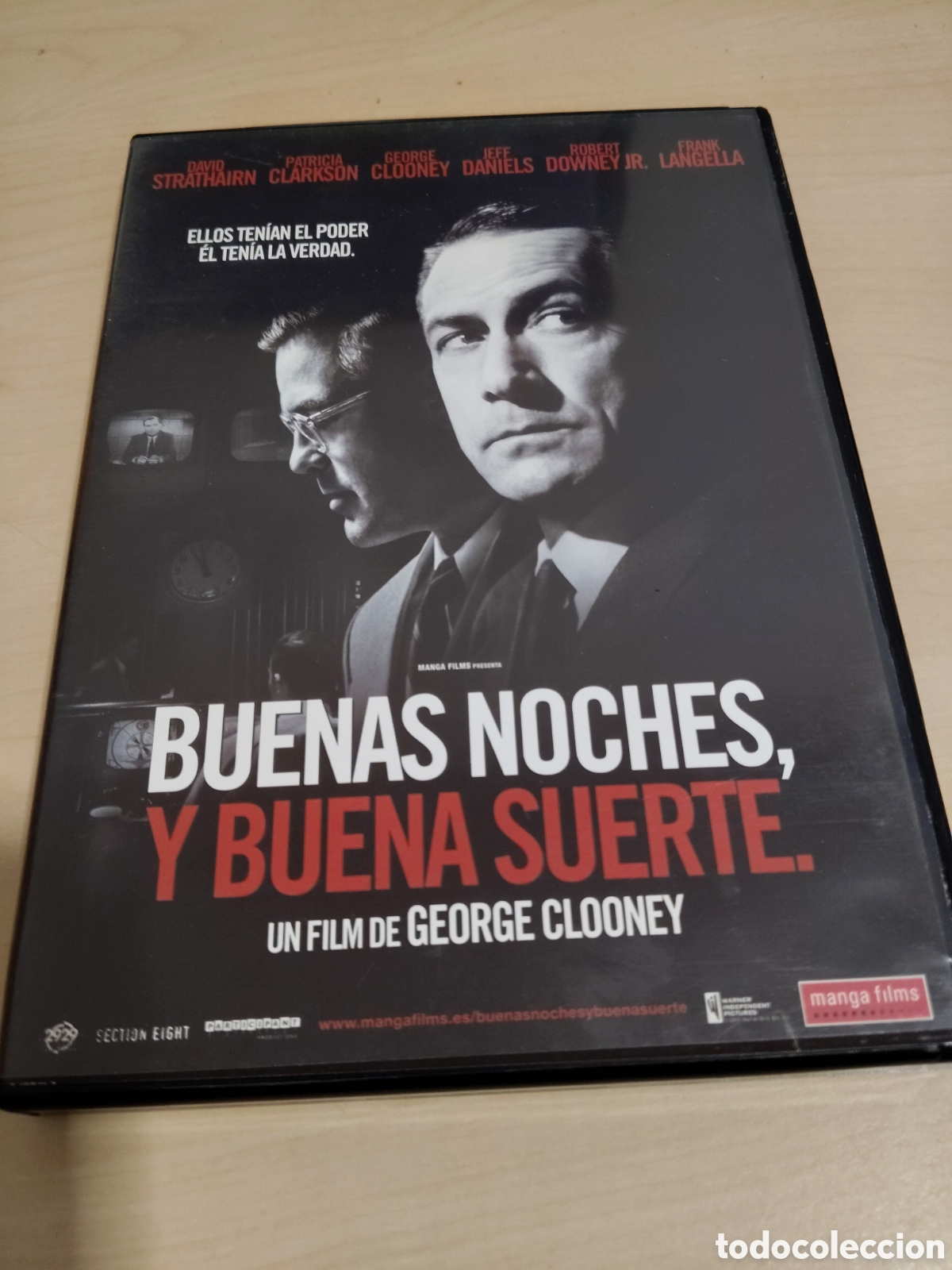 Cine: A67 buenas noches y buena suerte DVD SEGUNDAMANO