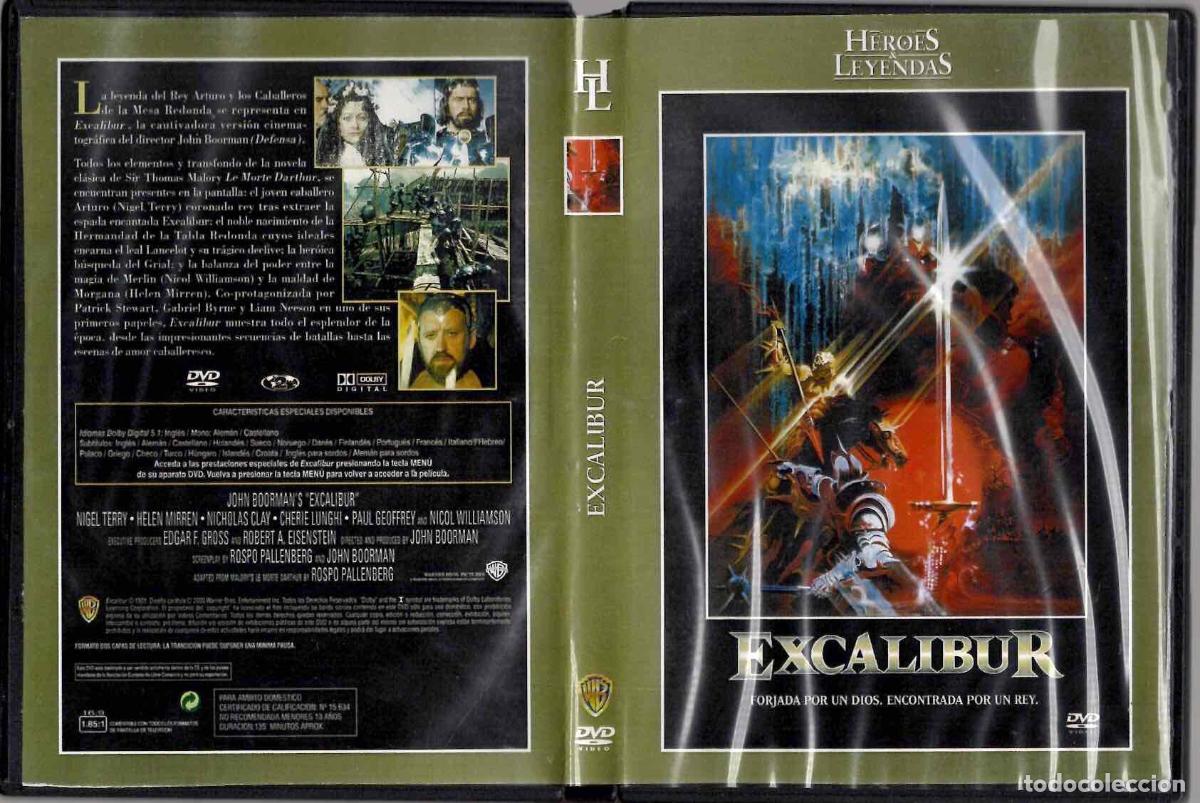 Cin&eacute;ma: DVD EXCALIBUR COLECCION HEROES & LEYENDAS.