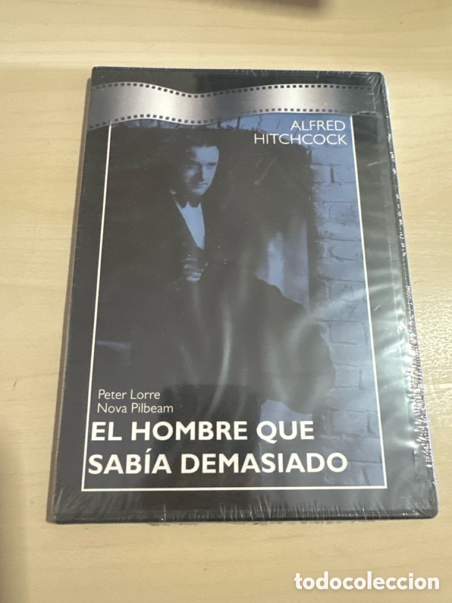 Cine: DVS40 el hombre que sab&iacute;a demasiado dvd nuevo tapa fina