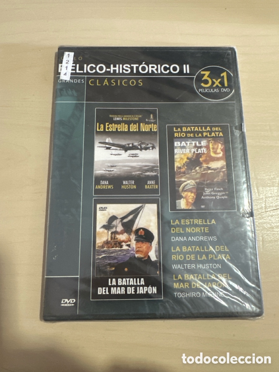 Cine: DVS40 pack la estrella del norte - la batalla del R&iacute;o de la Plata - dvd nuevo tapa fina