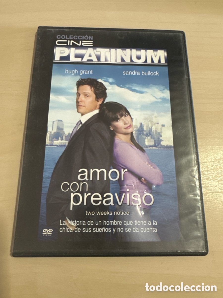 Cine: DVS40 amor con preaviso dvd segunda mano tapa fina