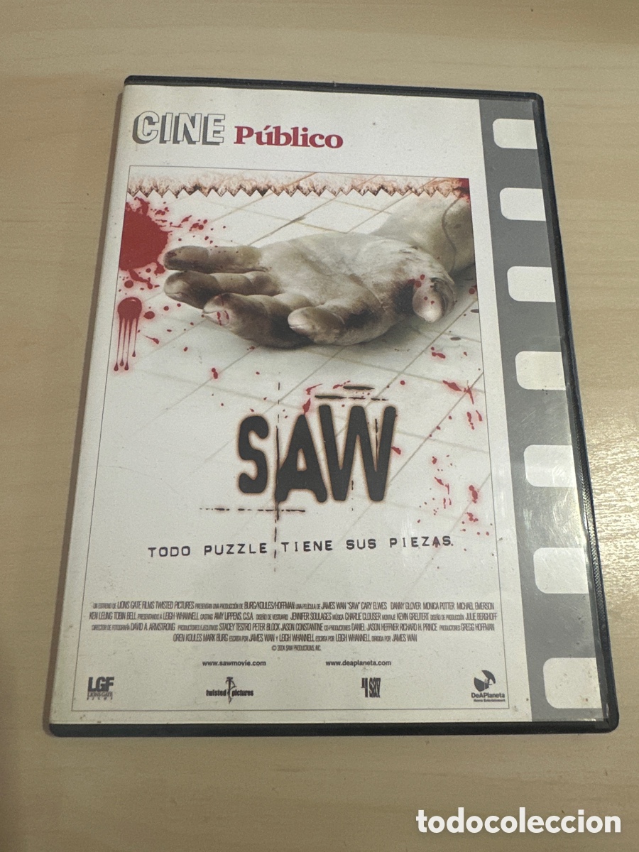Cine: DVS40 Saw dvd segunda mano tapa fina