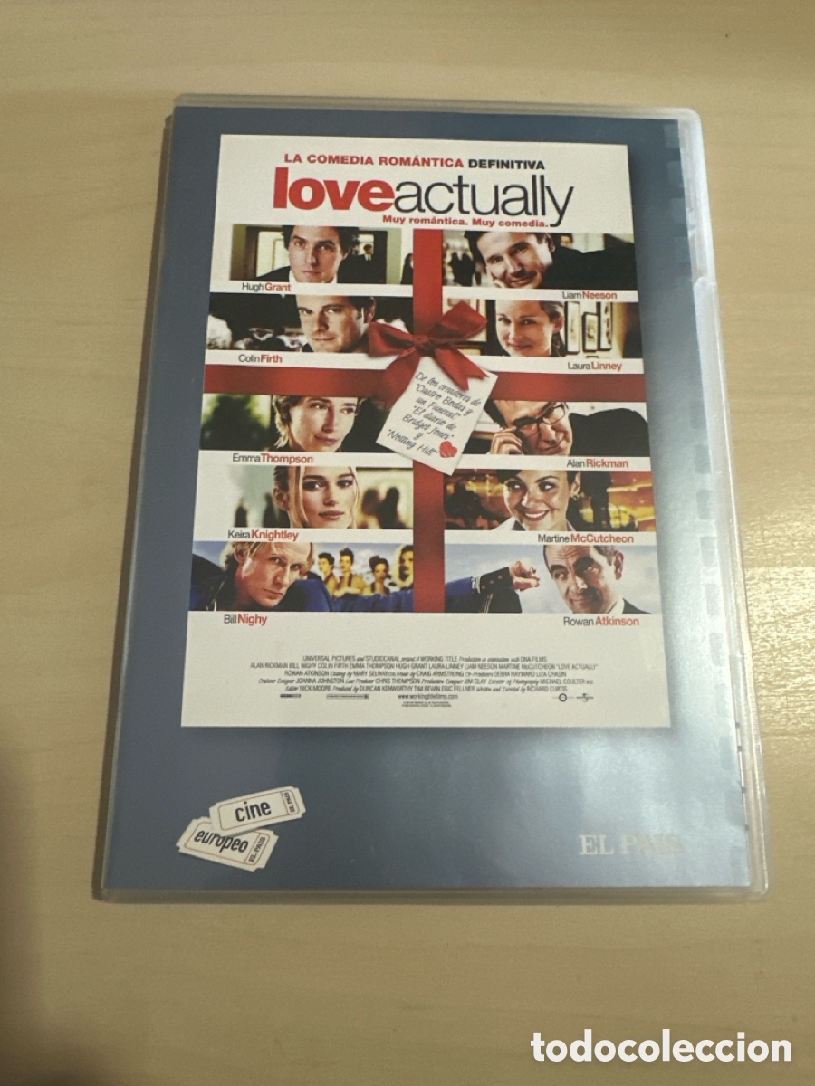 Cinema: DVS40 love actually dvd segunda mano tapa fina