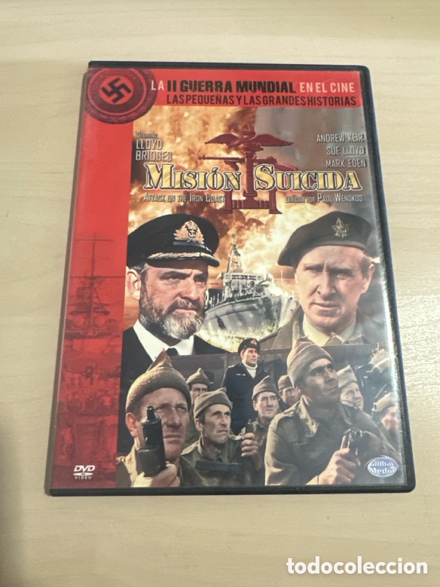 Cine: DVS40 misi&oacute;n suicida dvd segunda mano tapa fina