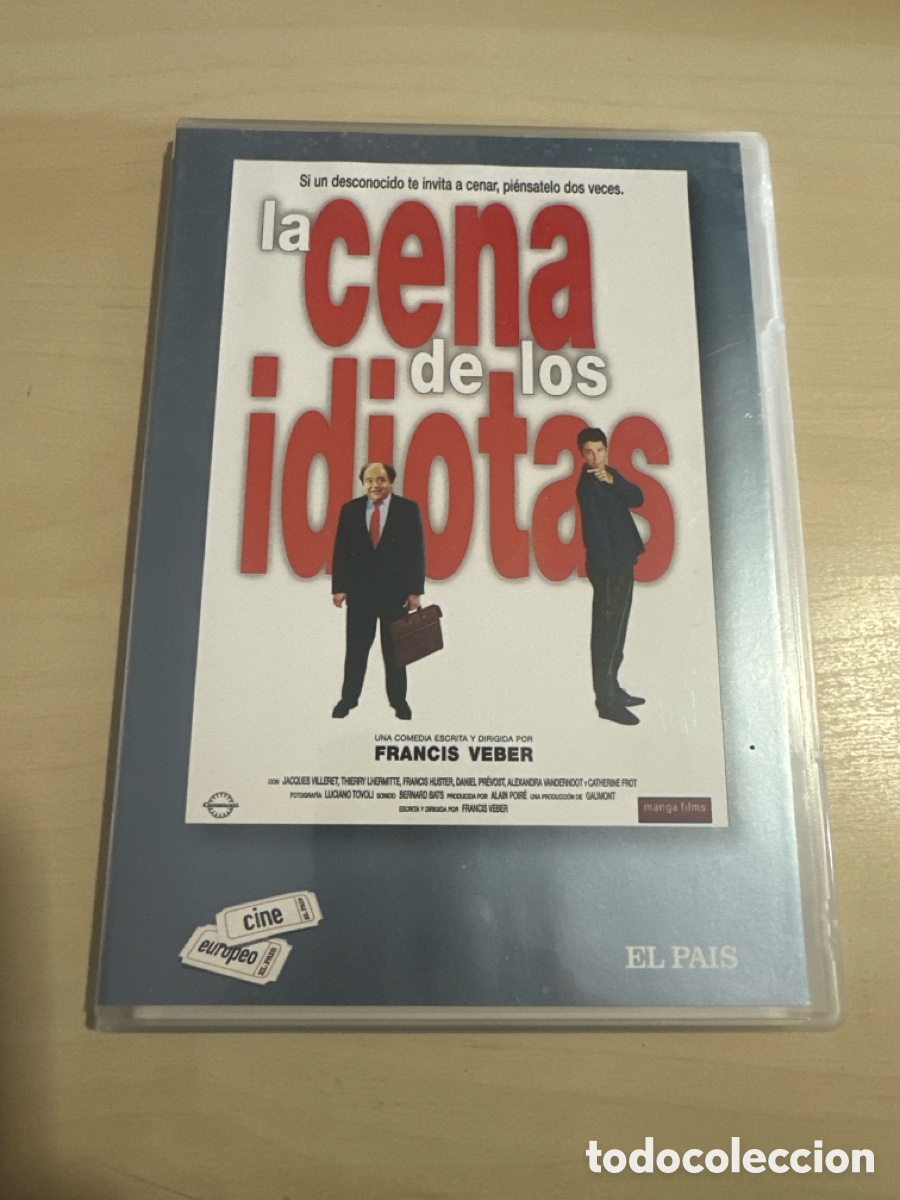 Cine: DVS40 la cena de los idiotas dvd segunda mano tapa fina