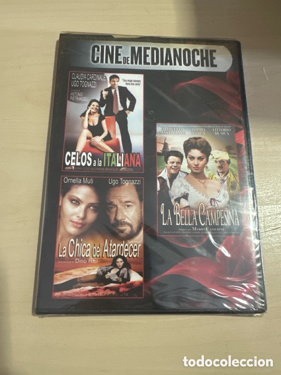 Cine: DVS41 pack celos a la italiana - la bella campesina - la chica del atardecer dvd nuevo tapa fina