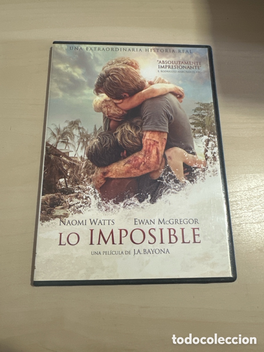 Cine: DVS41 lo imposible dvd segunda mano tapa fina