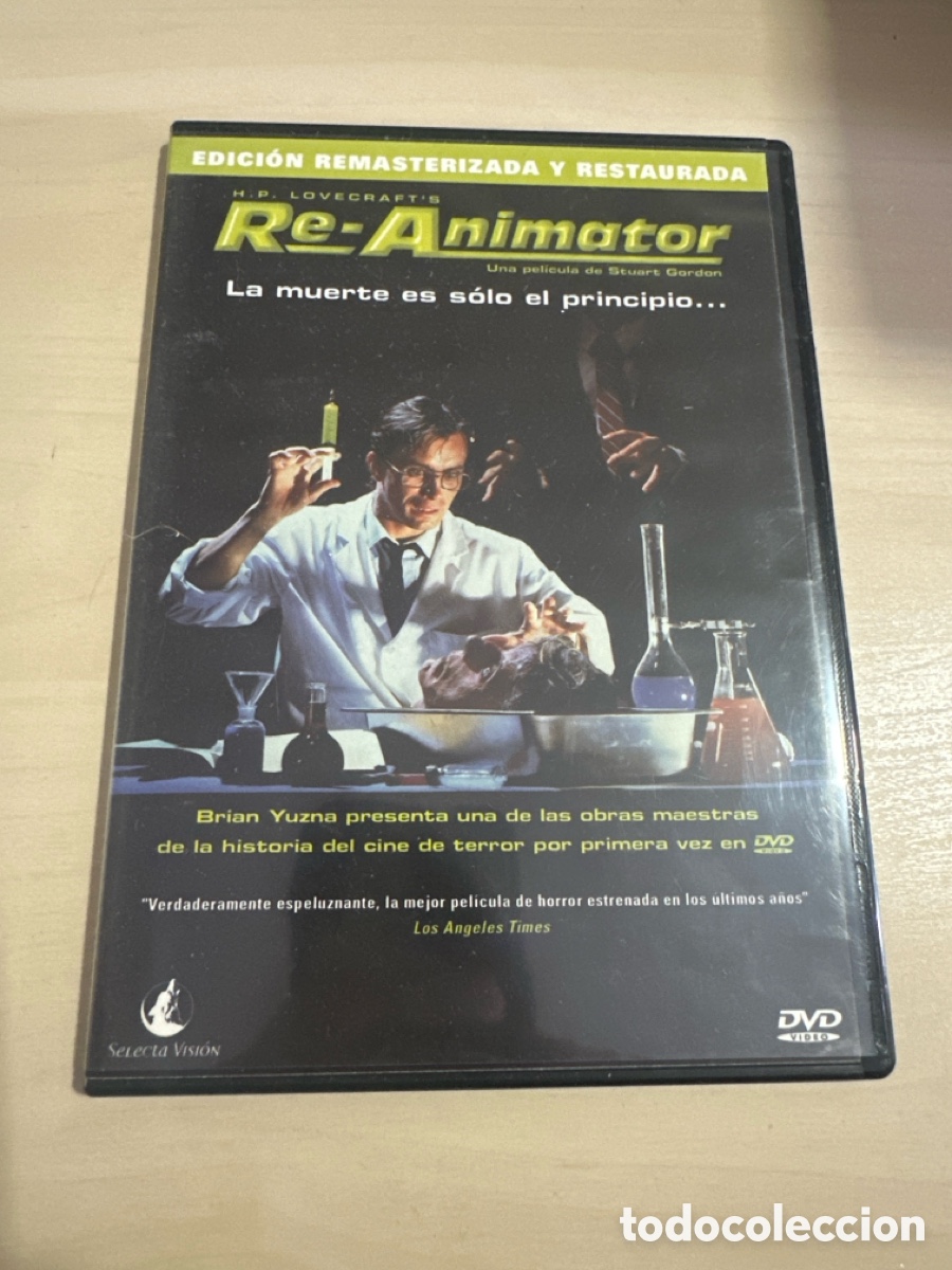 Cine: DVS41 re-animator dvd segunda mano tapa fina