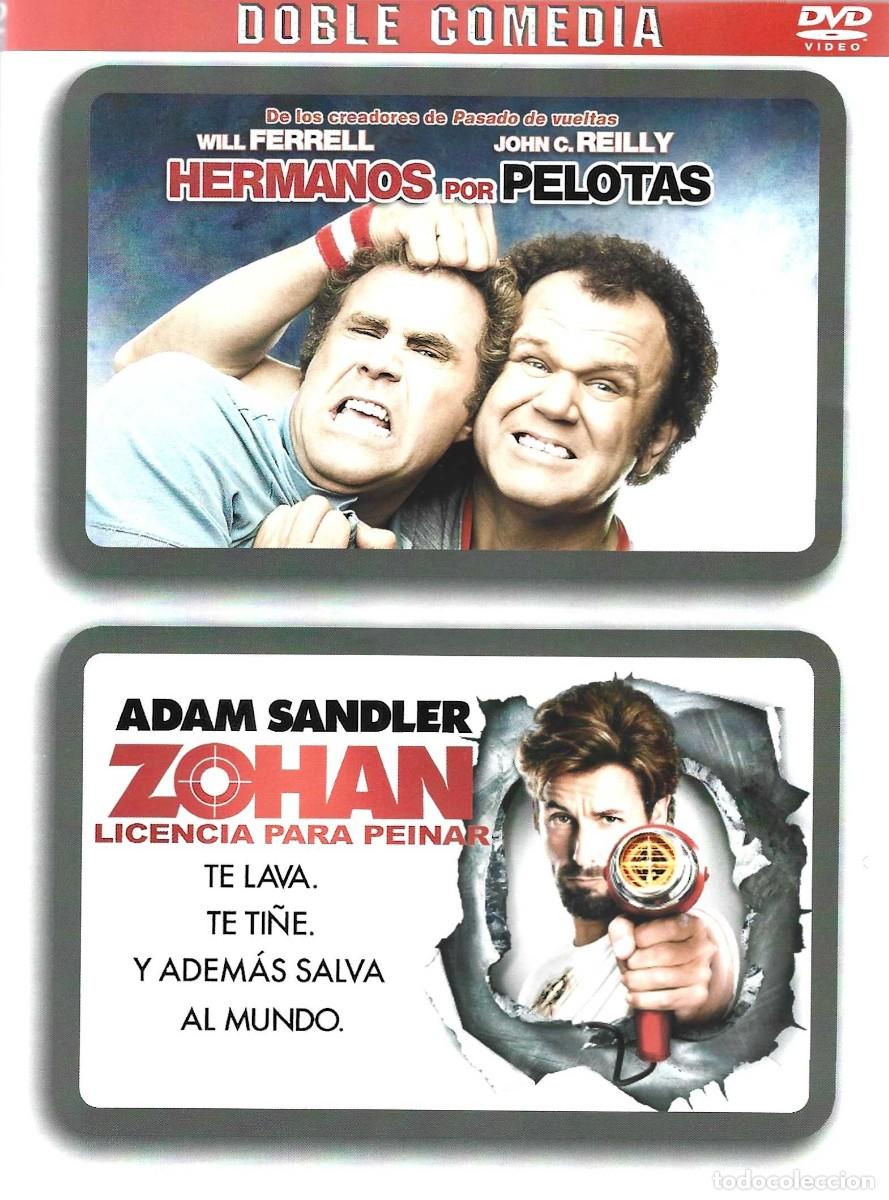 Cine: HERMANOS POR PELOTA & ZOHAN LICENCIA PARA PEINAR (2 DVD)