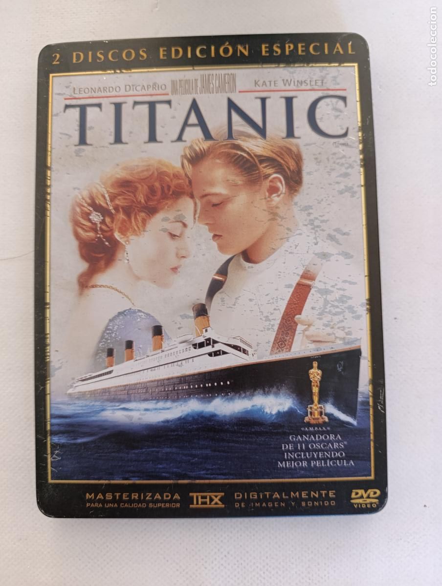 Cine: DVD TITANIC - EDICION ESPECIAL 2 DISCOS - STEELBOOK, CAJA METALICA (Z3)