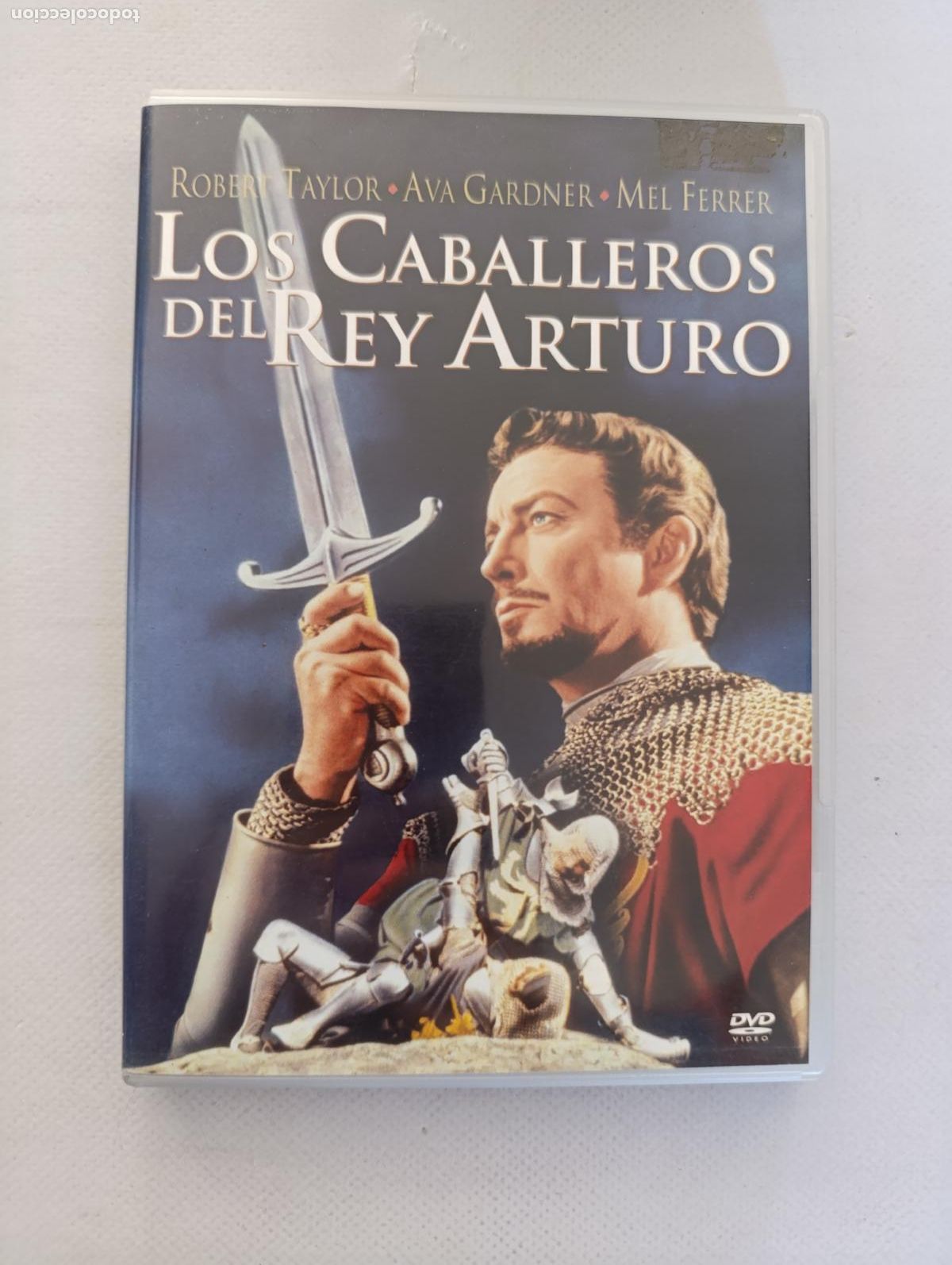 Cine: DVD LOS CABALLEROS DEL REY ARTURO - ROBERT TAYLOR, AVA GARDNER, MEL FERRER (K4)