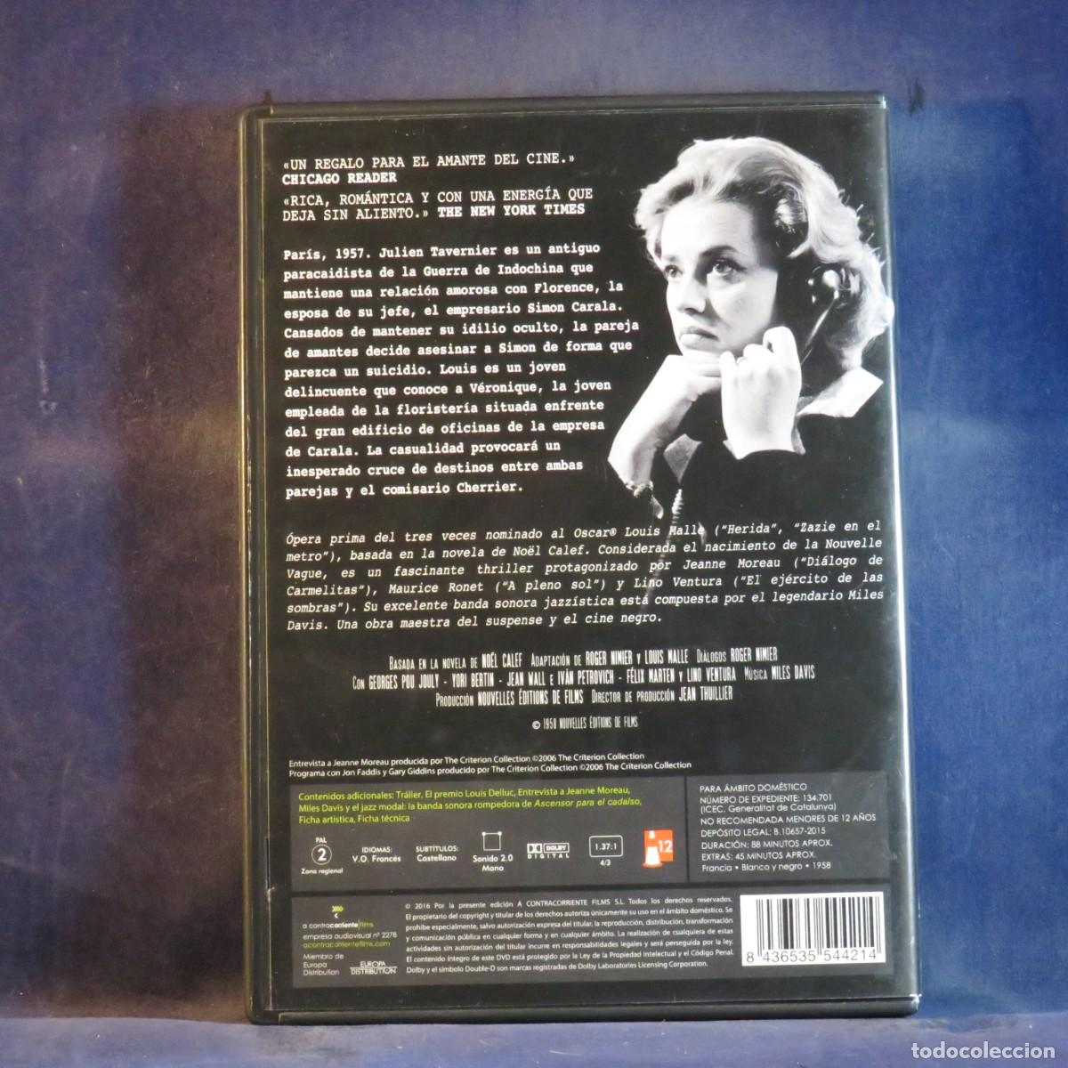 Cine: ASCENSOR PARA EL CADALSO - DVD - Foto 2