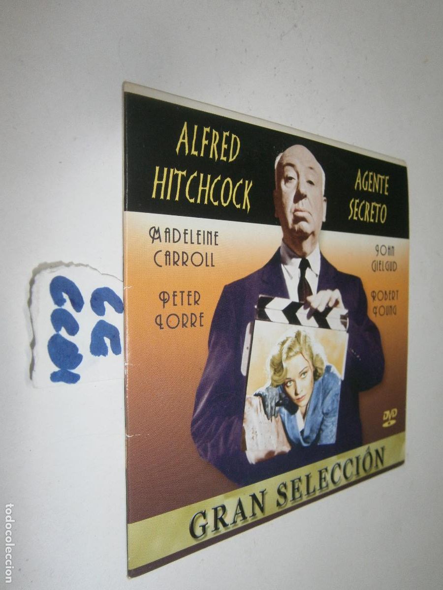 Cine: ANTIGUO DVD - ALFRED HITCHCOCK - AGENTE SECRETO