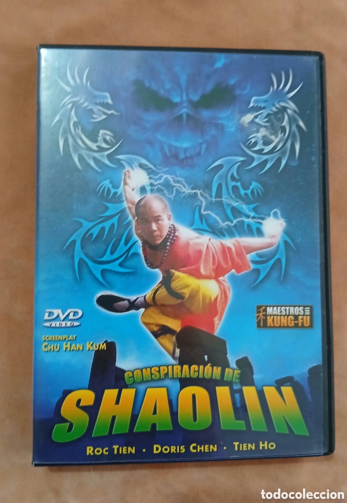Cine: DVD - CONSPIRACI&Oacute;N DE SHAOL&Iacute;N - CHU HAN KUM - MAESTROS DE KUNG FU - ARTES MARCIALES