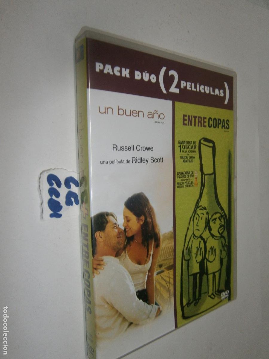 Cine: ANTIGUA PELICULA DVD - UN BUEN A&Ntilde;O/ENTRE COPAS