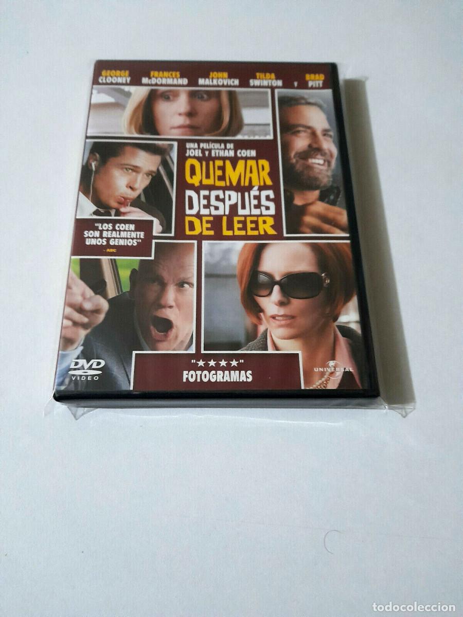 Kino: DVD &rdquo;QUEMAR DESPUES DE LEER&rdquo; JOEL ETHAN COHEN HERMANOS GEORGE CLOONEY BRAD PITT
