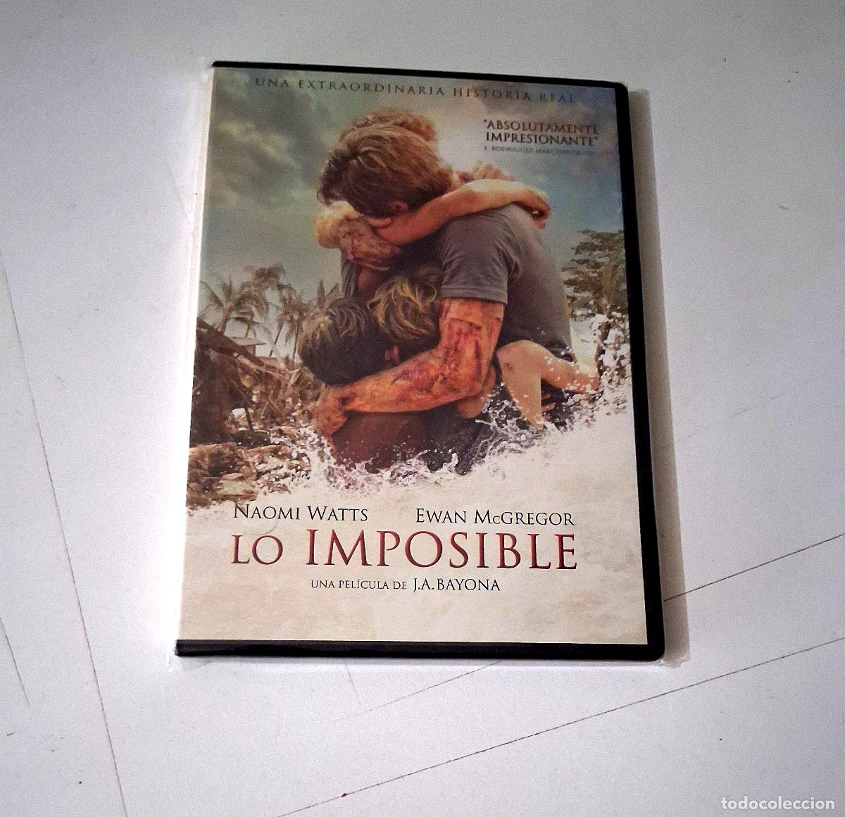 Kino: DVD &rdquo;LO IMPOSIBLE&rdquo; CAJA SLIM J.A. BAYONA NAOMI WATTS EWAN McGREGOR