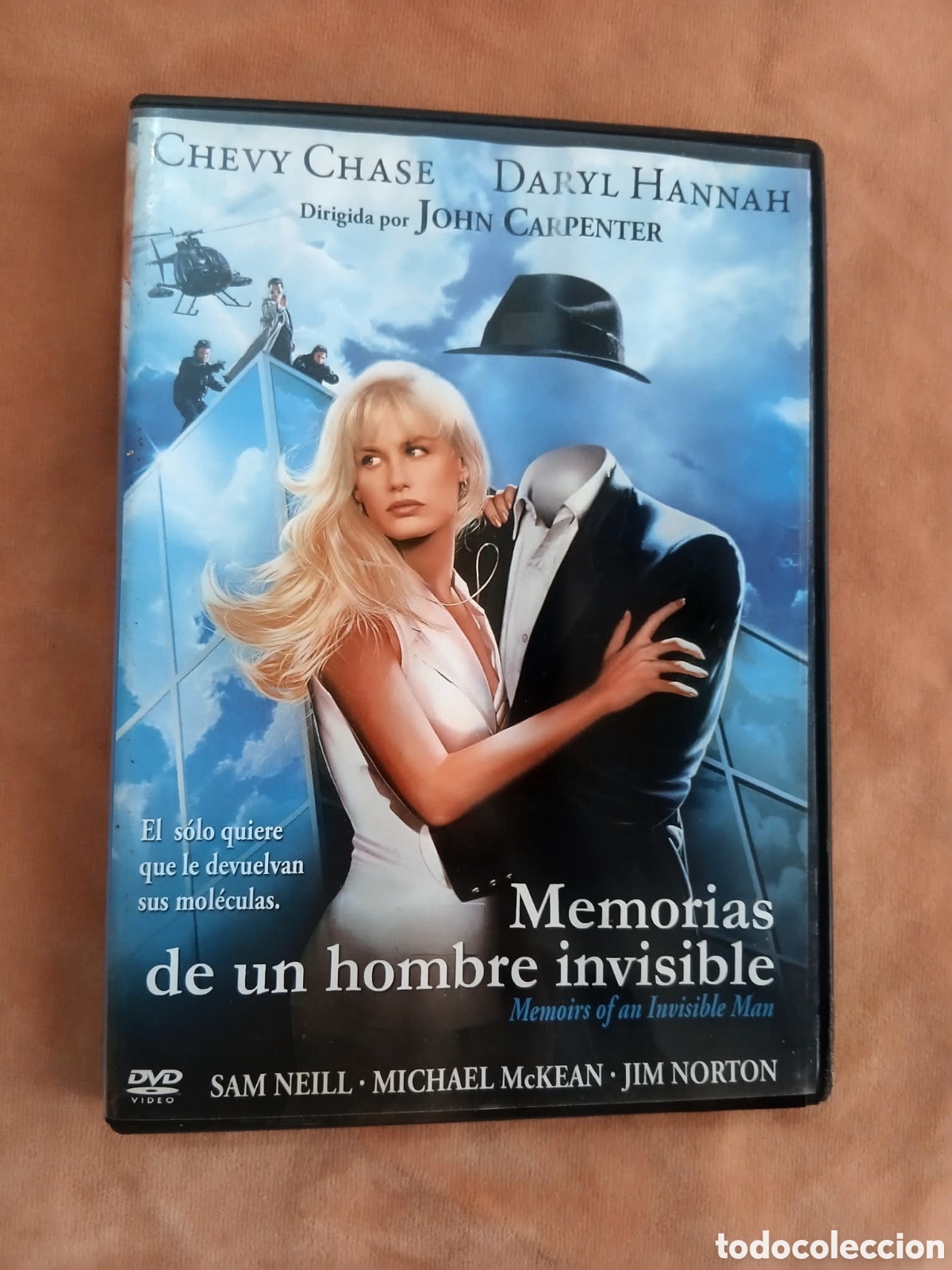 Cine: DVD - MEMORIAS DE UN HOMBRE INVISIBLE - JOHN CARPENTER - CHEVY CHASE, DARYL HANNAH