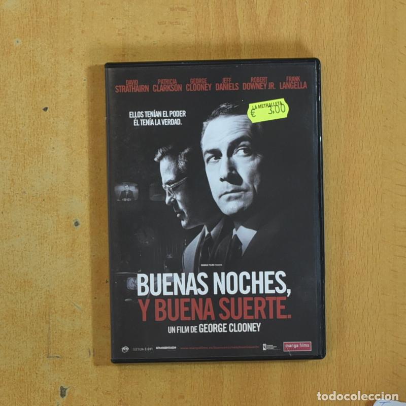 Cine: BUENAS NOCHES Y BUENA SUERTE - DVD
