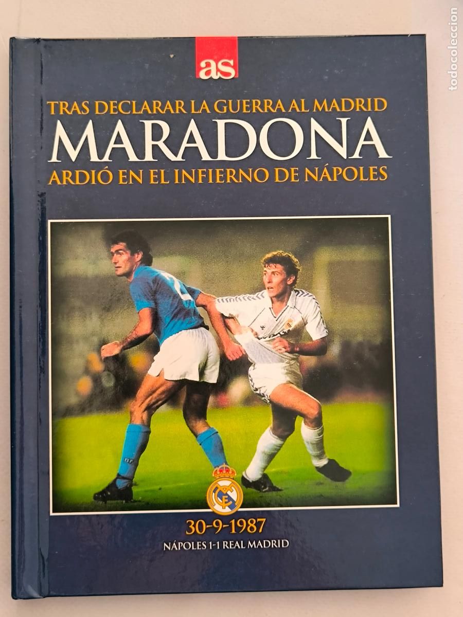 Cine: DVD + LIBRETO TRAS DECLARAR LA GUERRA AL MADRID, MARADONA ARDIO EN EL INFIERNO DE NAPOLES - AS (5R)