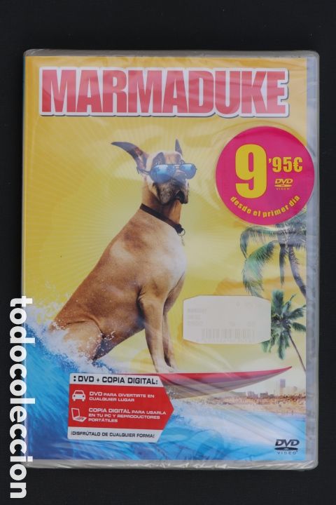 Cine: DVD precintado. MARMADUKE. Imcluye copia digital. Nuevo a estrenar.