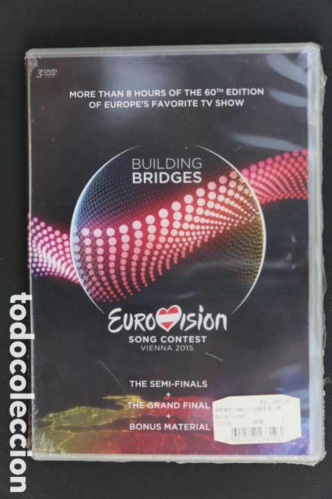 Cine: DVD precintado. EUROVISION 2015 SONGCONTEST. Vienna. Nuevo a Estrenar.