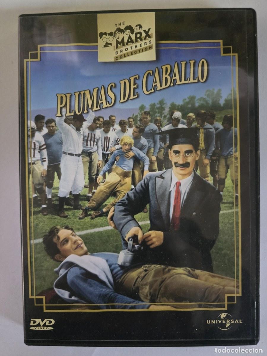 Cine: DVD Plumas de Caballo.Groucho Marx.Harpo Marx.Chico Marx