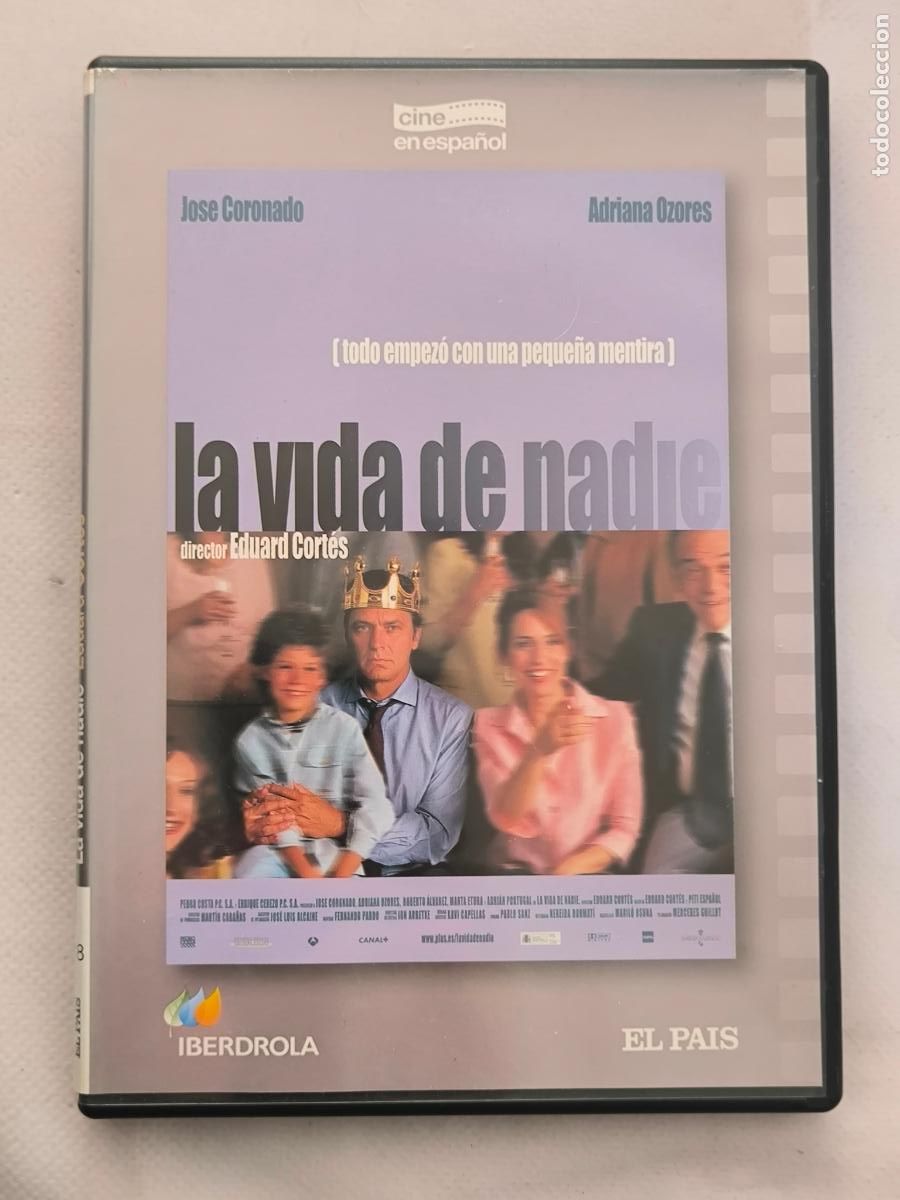 Cine: DVD LA VIDA DE NADIE - JOSE CORONADO (E5)