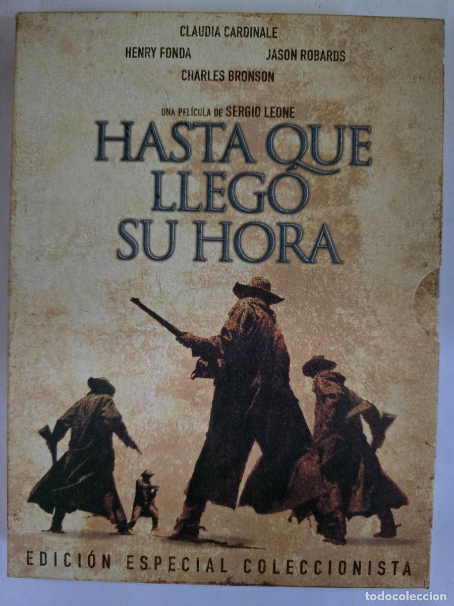 Cine: 2 DVD Hasta que lleg&oacute; su hora.Claudia Cardinale.Henry Fonda.Jason Robards.Charles Bronson