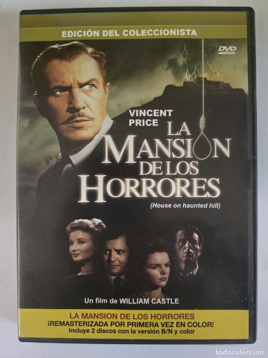 Cine: 2 DVD La Mansion de los Horrores.Vincent Price.Carol Ohmart.Con Fotogramas Originales