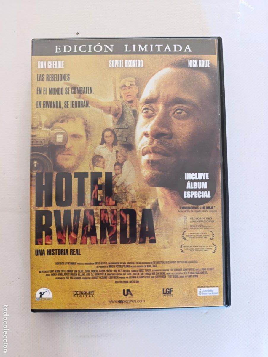 Cine: DVD HOTEL RWANDA - EDICION LIMITADA - INCLUYE LIBRETO (Q6)