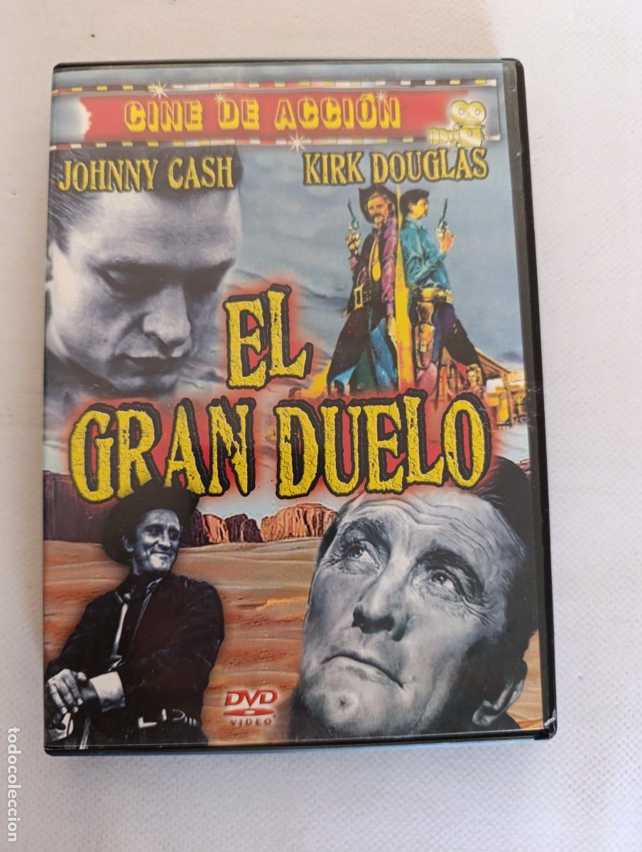 Cine: DVD EL GRAN DUELO - KIRK DOUGLAS, JOHNNY CASH (T6)