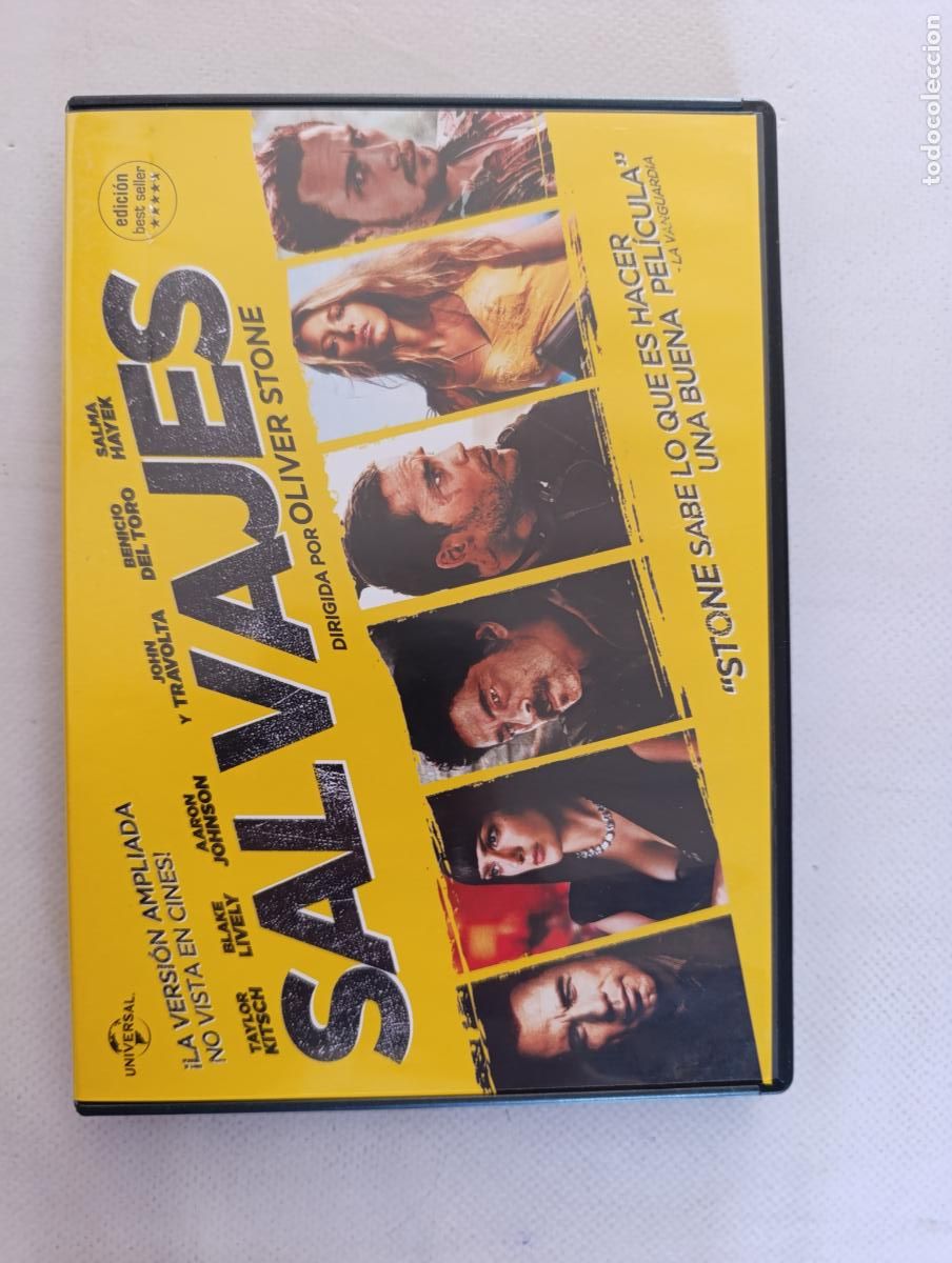 Cine: DVD SALVAJES - OLIVER STONE (J8)