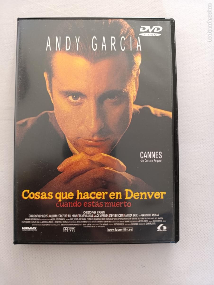 Cine: DVD COSAS QUE HACER EN DENVER CUANDO ESTAS MUERTO - ANDY GARCIA (M9)