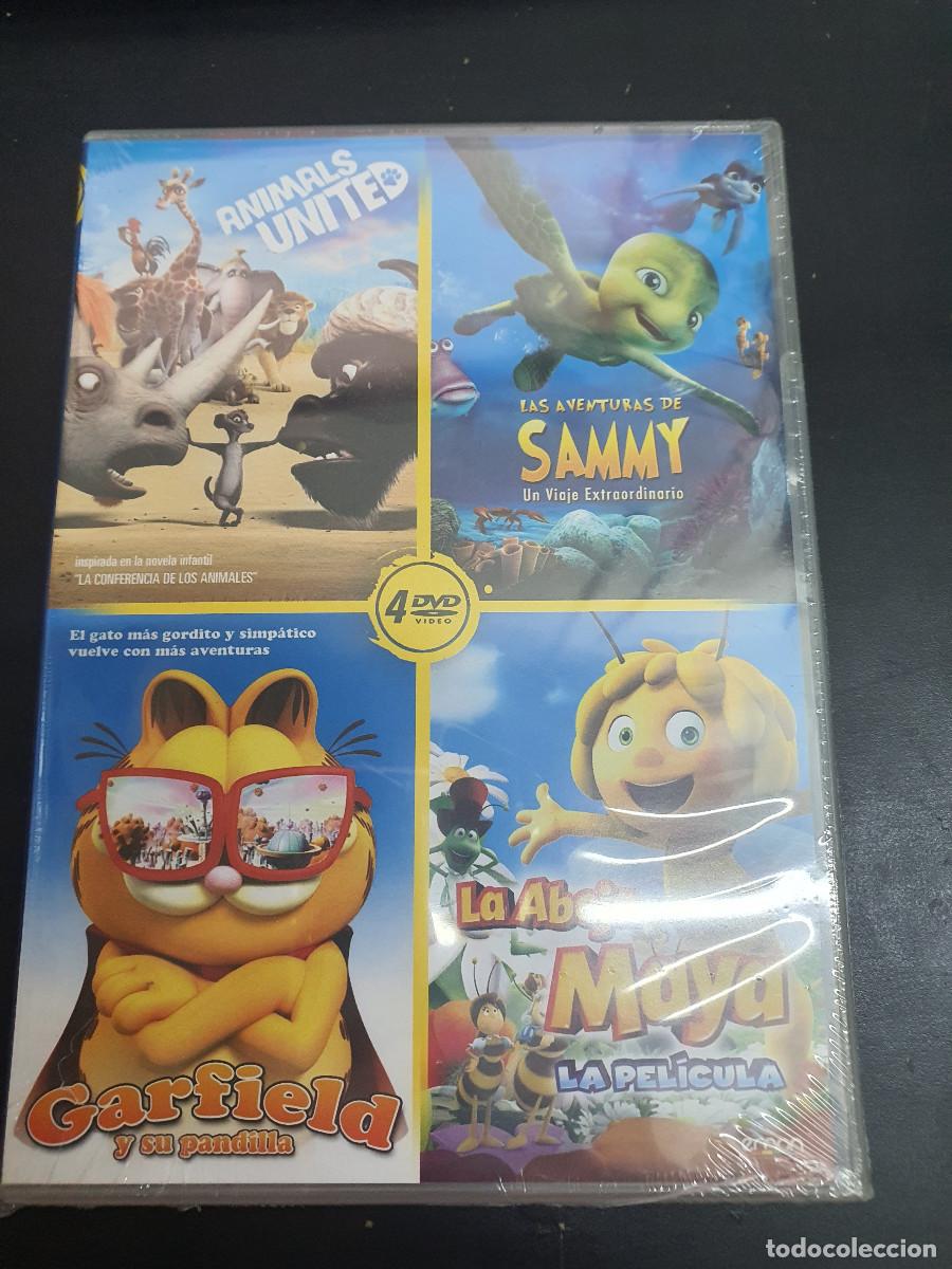 Cine: Pack Animales: Las Aventuras De Sammy + Animals United + Maya 3D + Garfield [DVD]