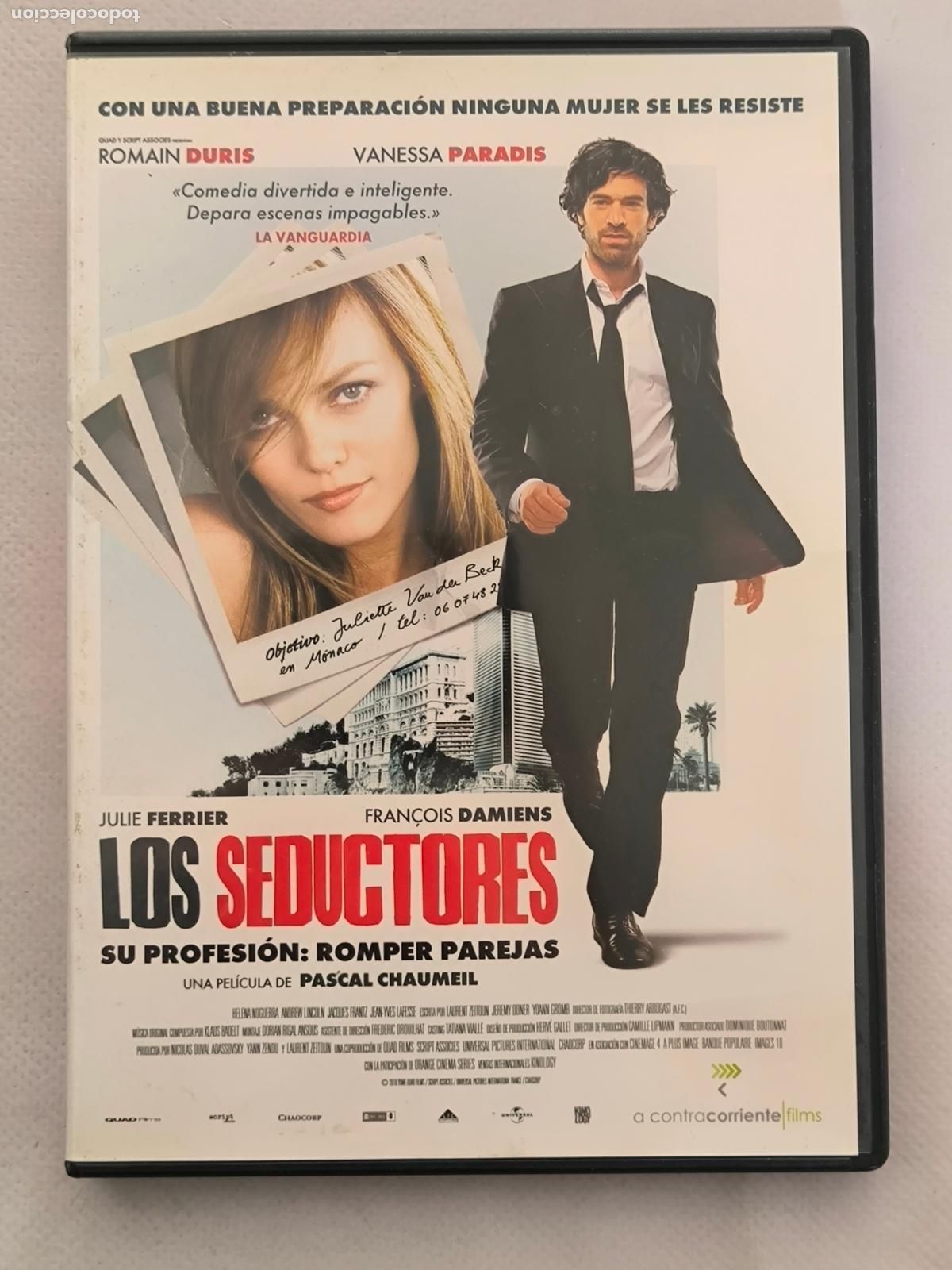 Cine: DVD LOS SEDUCTORES - PASCAL CHAUMEIL (Y9)