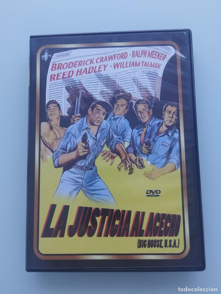 Cine: DVD La justicia al acecho con Broderick Crawford en castellano e ingl&eacute;s con subt&iacute;tulos en castellano