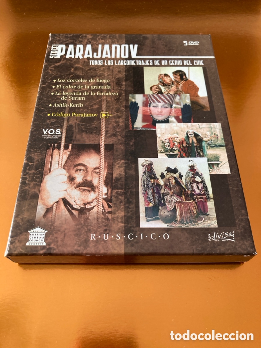 Cine: Cofre Sergei Parajanov - Todos los Largometrajes (5 DVD) - Ruscico