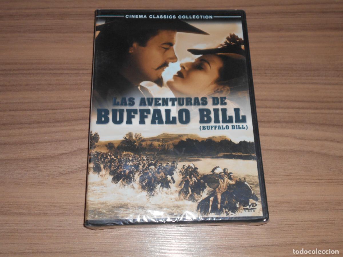 Cine: Las AVENTURAS de BUFFALO BILL Bufalo Bill DVD Joel McCray MAUREEN O'HARA Nueva PRECINTADA