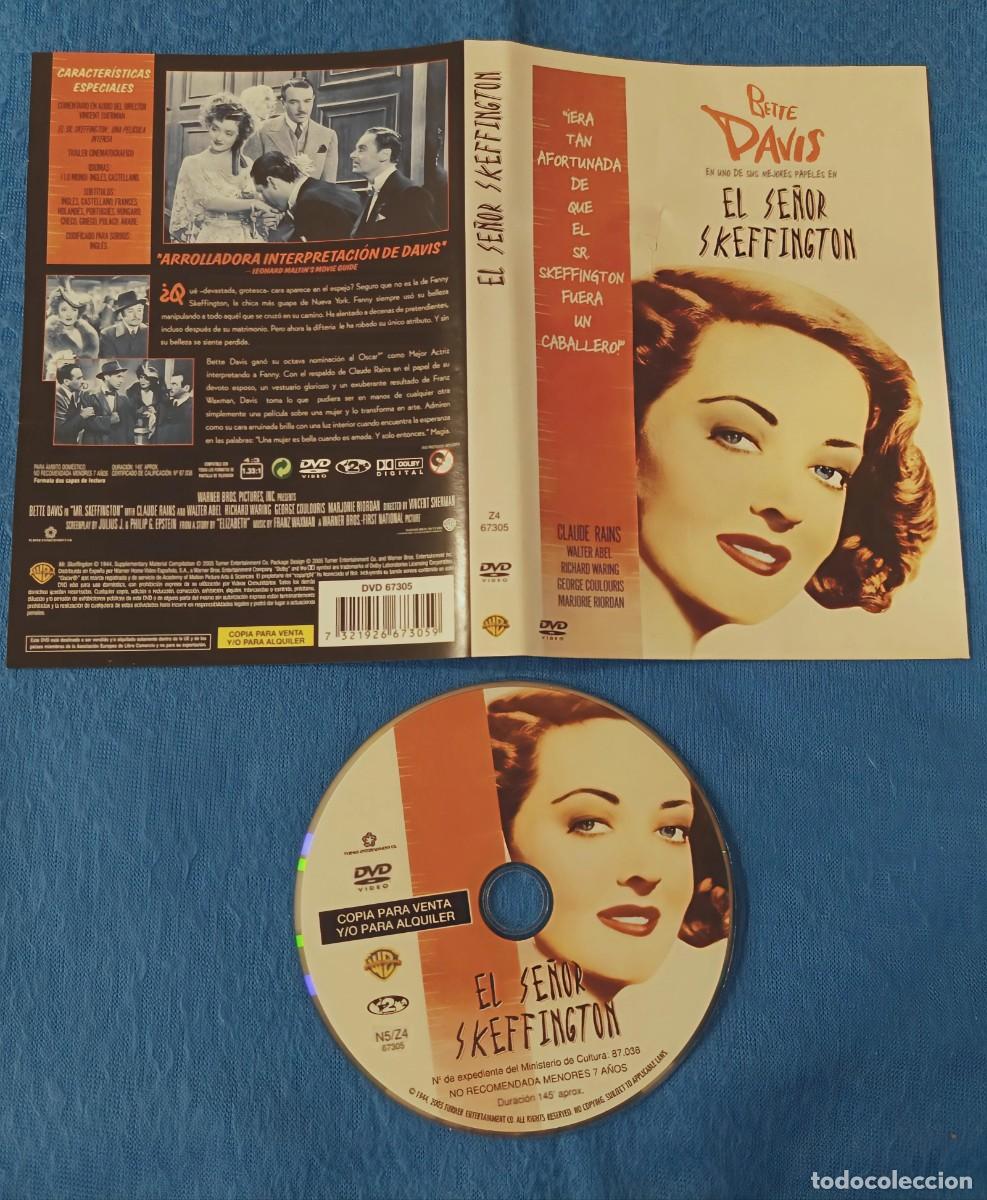 Cine: DVD EL SE&Ntilde;OR SKEFFINGTON (descataloga con BETTE DAVIS, CLAUDIE RAINS)
